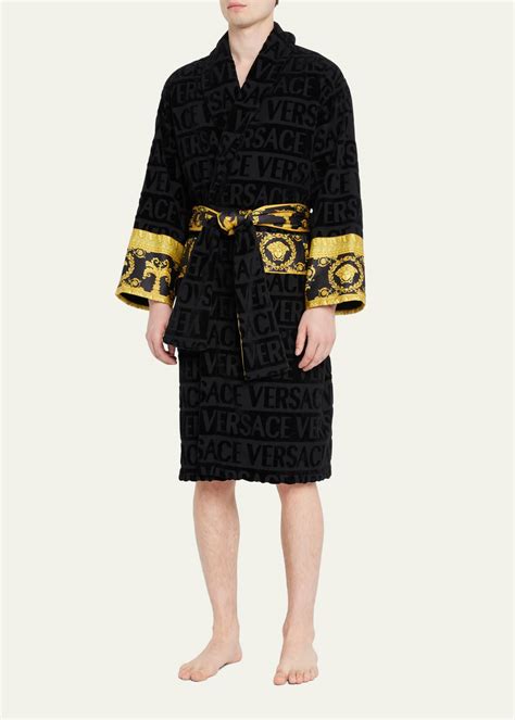 mr versace robe|Versace unisex barocco sleeve robe.